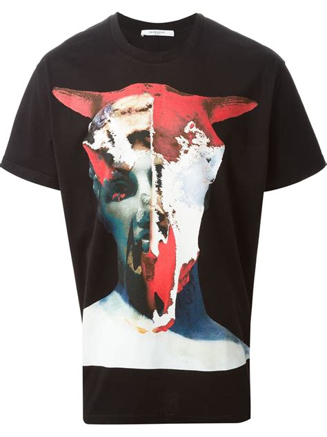 givenchy men abstract ptinted tshirt|Givenchy polo shirts.